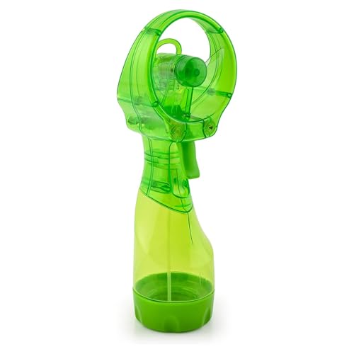 O2COOL Deluxe Handheld Battery Powered Water Misting Fan (Green) - Image 1