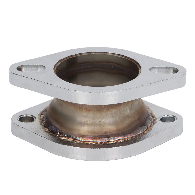 Exhaust Flange Adapter: 2.5 To 3 Inch Mild Steel Cnc Machined - High Strength Durability Exhaust Extension Flange For Most Vehicles Exhaust System - Image 1