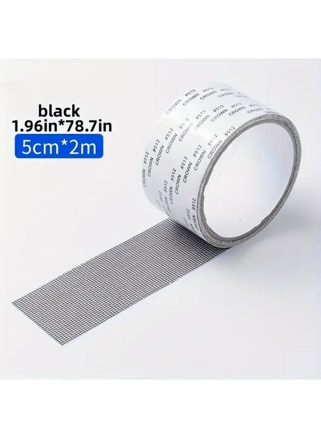 White Self Adhesive Window Screen Repair Tape Strong Anti Insect Mosquito Mesh 200x5cm - Image 4
