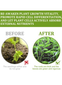 YEGBONG 50ml Plant Growth Enhancer Supplement Concentrate Liquid Fertilizer Nutrient for Transplant Fast Rooting Rescue Disease Seedlings  - Image 3