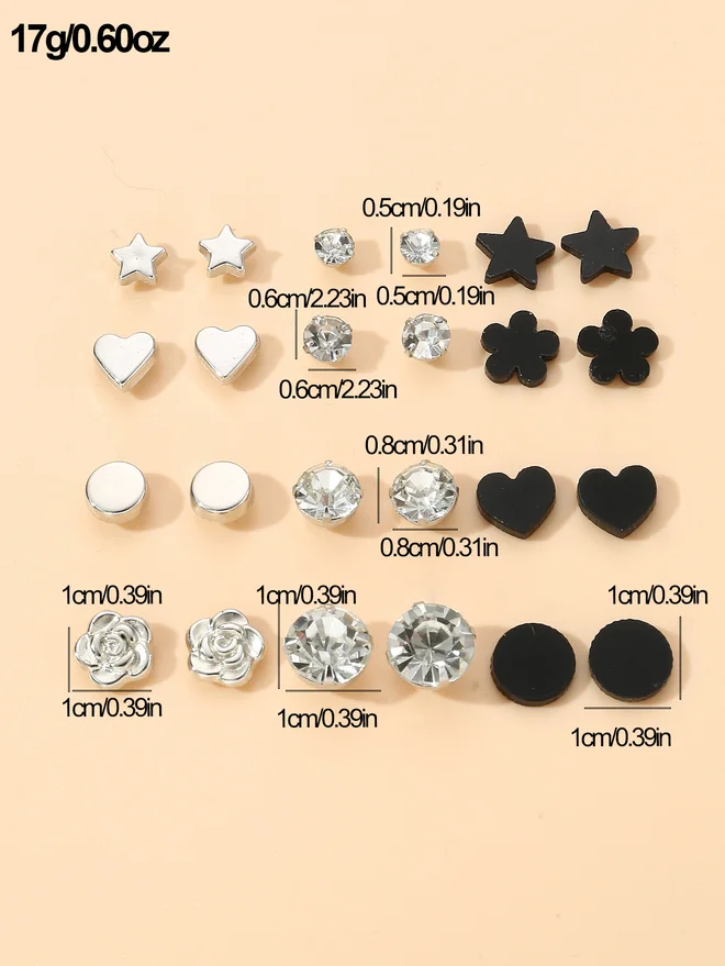 تايك تو Take Two Set of 12 - Assorted Earrings
