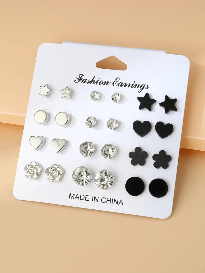 تايك تو Take Two Set of 12 - Assorted Earrings