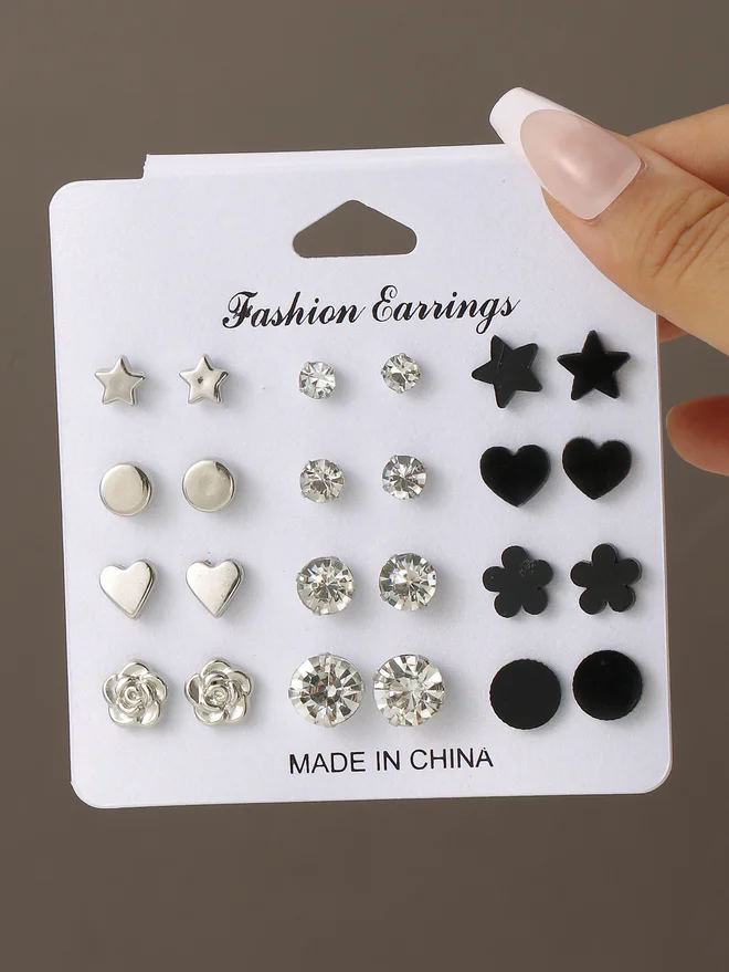 تايك تو Take Two Set of 12 - Assorted Earrings