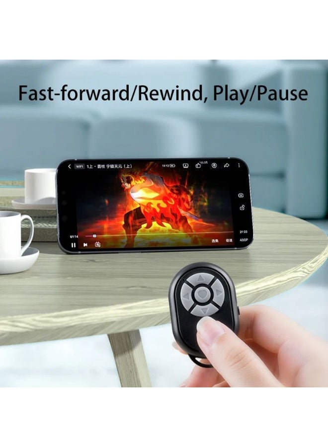 Silicon Bluetooth Mobile Remote – Multi-Functional Douyin Controller for Selfies, Video Shooting & Page Turning - Image 2