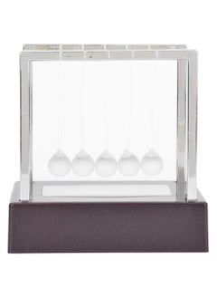 KASTWAVE Classic Newton Swing Ball, Led Light Up Newtons Cradle Balance Ball, Kinetic Energy Multi Color Home Office Toy, Home Decoration Art Work, for Birthday Gift, Science Physics Desk Toys & Accessories  - Image 3
