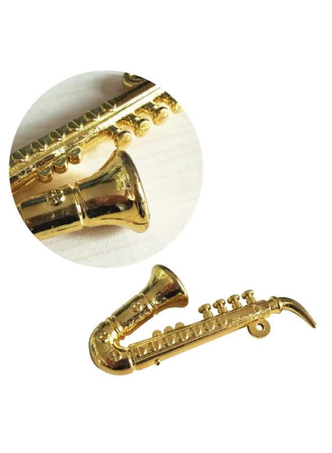 Toyvian 9 Pcs Miniature Saxophone Mini Saxophone Model Miniature Musical Instruments Dollhouse Instruments 1: 12 Mini - Image 3