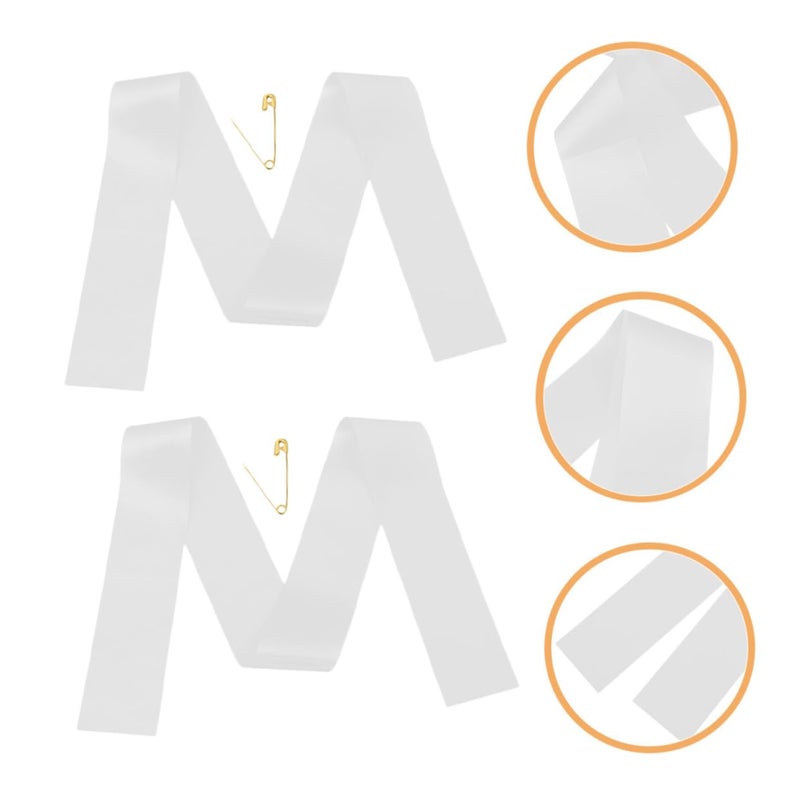 6Pcs Satin Sashes For Bachelorette Party Graduation Wedding Photo Props - Image 5