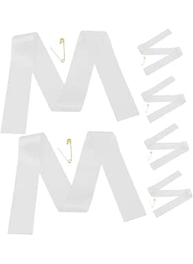 6Pcs Satin Sashes For Bachelorette Party Graduation Wedding Photo Props - Image 1