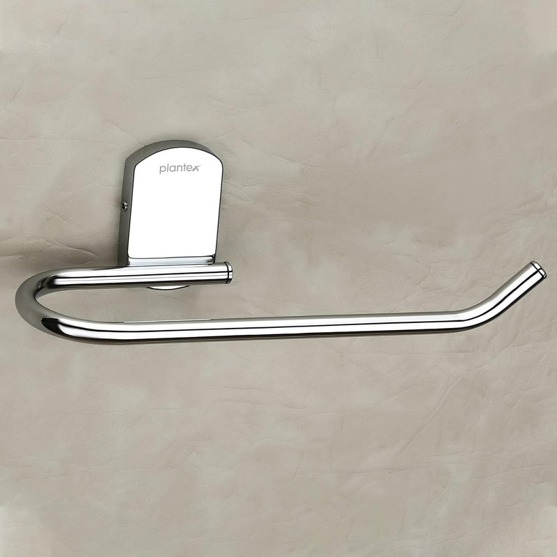 plantex Plantex Parv 304 Grade Stainless Steel Towel Rack for Bathroom/Double Soap Holder/Napkin Ring/Bathroom Accessories - Chrome  - Image 4