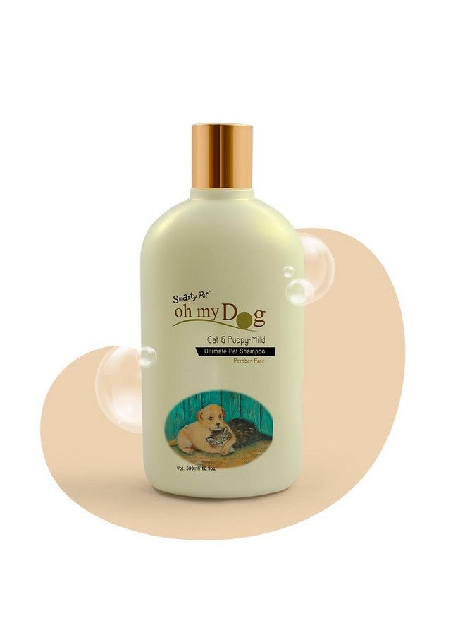 PET Oh My Dog Paraben Free Ultimate Pet Shampoo for Puppies & Cats -500ml-Cat & Puppy-Mild. - Image 1