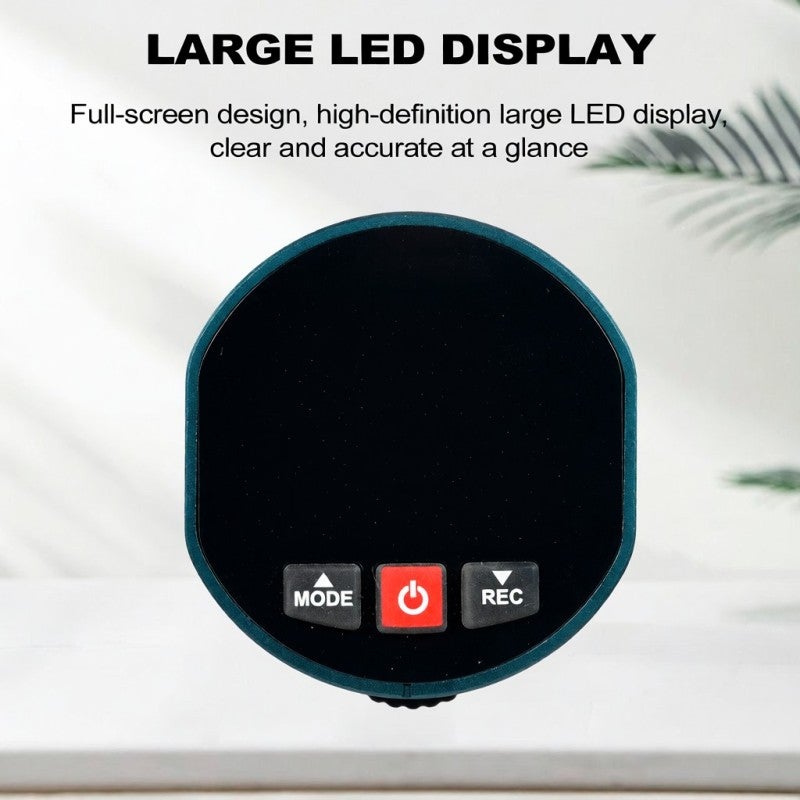 Distance Meter: Roller & Laser, Magnetic Back, 5 Adjustable Accuracy Modes - 30 Sets Data Storage, 0‑99.999 Meter Range for Indoor Outdoor Measurement Scenarios - Image 2