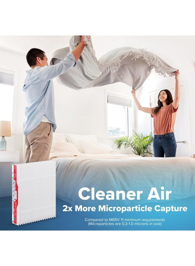 FILTRETE 20x25x4 Refillable Air Filter replacement, MPR 1000, MERV 11, Allergen Defense, 2 Pack, use with reusable air filter frame of Filtrete Refillable Air Filter Kit 20x25x4, for HVAC, Furnace, AC - Image 3