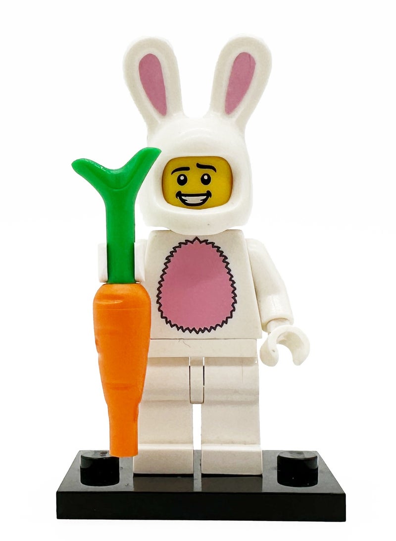 Set of 4 custom mini character toys, building block games for kids and adults. Build your own adventure with famous figures, character figurines, male figures with assorted blocks, kids’ blocks, building toys, boys’ toys, girls’ block toys, creative building game for kids, character-based block play, construction blocks, creative building set for girls, building toys for children and unique dolls, character block toys for ages 3 and up.  - Image 3