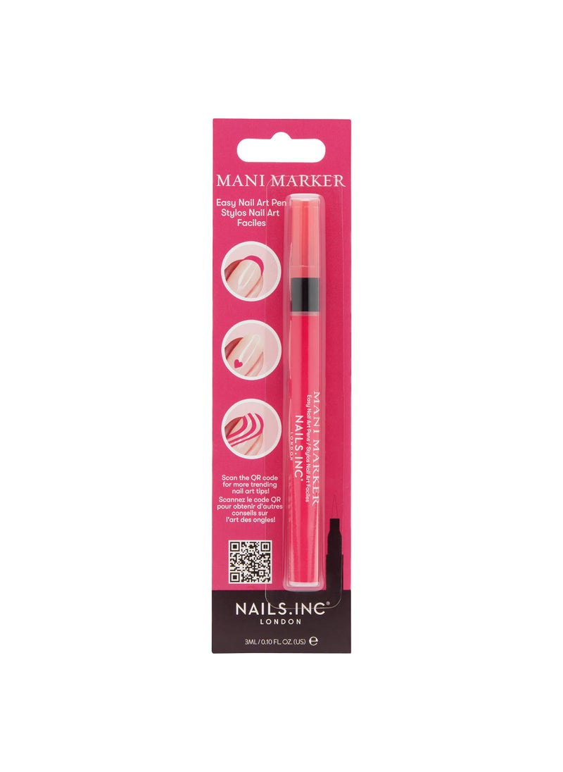 Nails Inc - Nails.INC Bubblegum Pink Mani Marker Nail Art Pen - Image 1