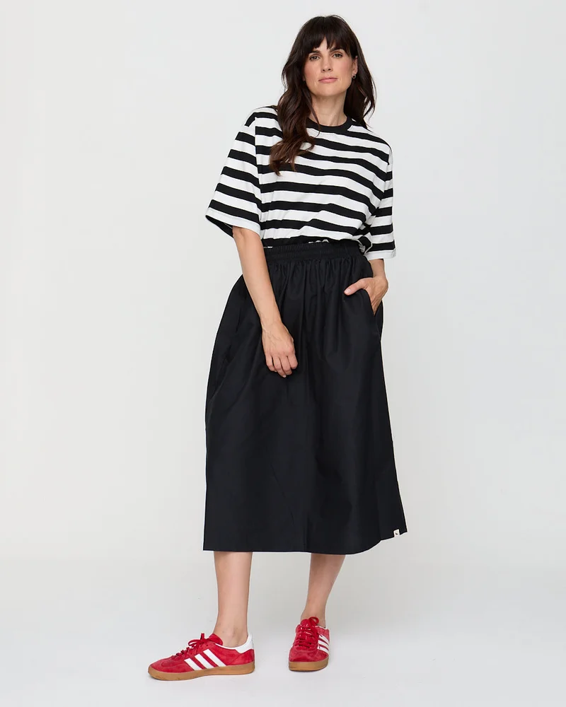 ترتلدوف لندن Joyce Black Midi Skirt