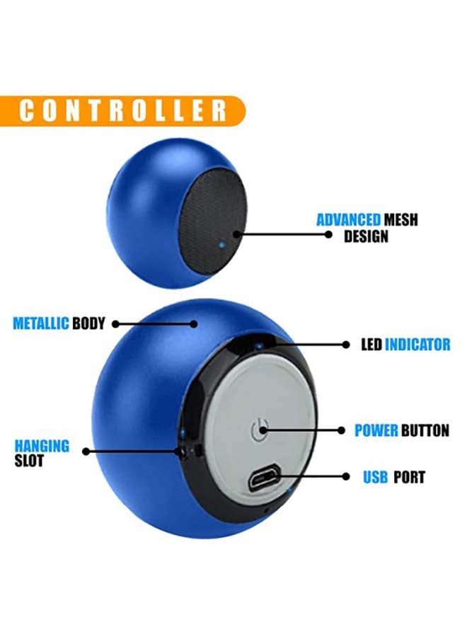 Loquat Mini Wireless Portable Bluetooth 4.2 With TWS Function Blue - Image 4