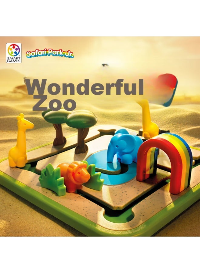 Smart Games Animal Zoo, Educational Toy For Children, Creative Early Learning Parent-child Board Game, New Year Gift For Girls, Ages 3+ - Image 1