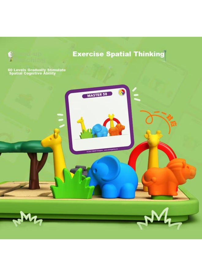 Smart Games Animal Zoo, Educational Toy For Children, Creative Early Learning Parent-child Board Game, New Year Gift For Girls, Ages 3+ - Image 2