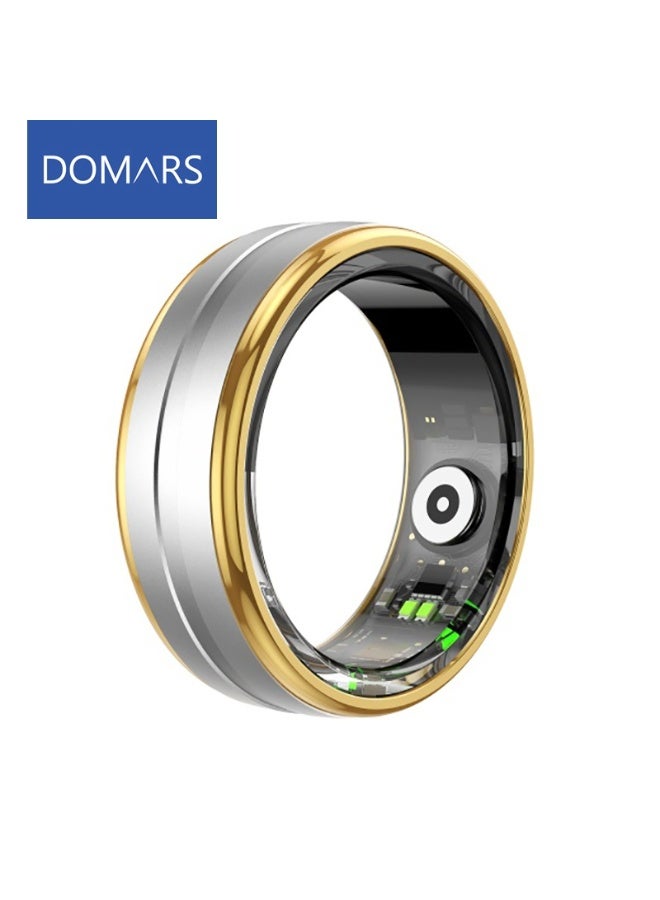 Domars Smart Ring for Women & Men, Health Tracker with Sleep，Exercise Monitoring, for iOS&Android Compatible, 5ATM Waterproof, No Subscription, 5-7 Day Battery - Image 1