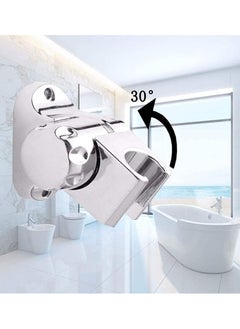 SYOSI Bathroom Showers Holder, 30° Adjustable Shower Head Holder Wall Mounted Handheld Shower Head Bracket for Home Bathroom Accessories  - Image 3