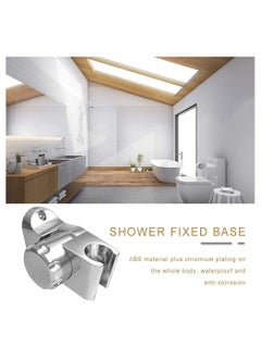 SYOSI Bathroom Showers Holder, 30° Adjustable Shower Head Holder Wall Mounted Handheld Shower Head Bracket for Home Bathroom Accessories  - Image 5