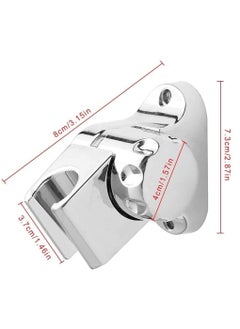 SYOSI Bathroom Showers Holder, 30° Adjustable Shower Head Holder Wall Mounted Handheld Shower Head Bracket for Home Bathroom Accessories  - Image 2