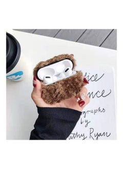 NIBEMINENT Bluetooth Headphone Protective Case For Apple AirPods Pro Brown  - Image 1