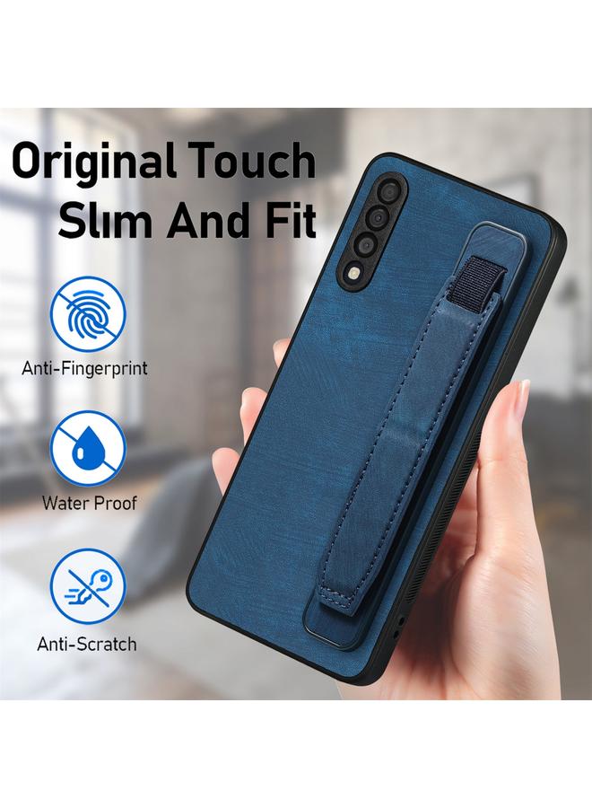 S-TOP Case For Samsung Galaxy A53 5G Retro Wristband Holder Leather Back Phone Case - Image 5