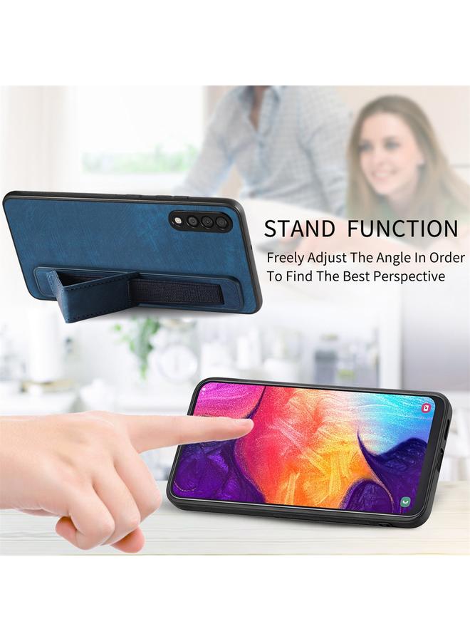 S-TOP Case For Samsung Galaxy A53 5G Retro Wristband Holder Leather Back Phone Case - Image 4