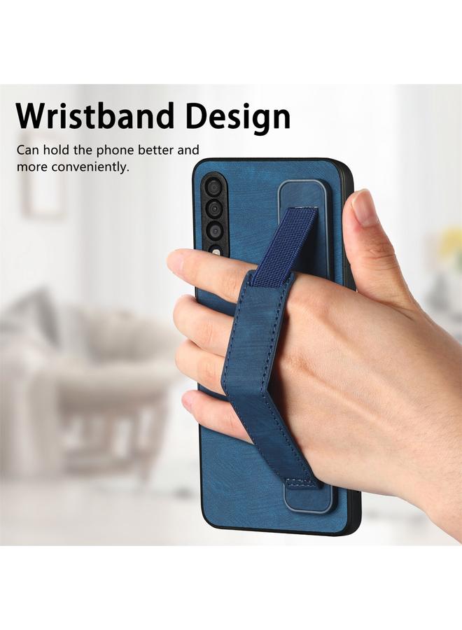 S-TOP Case For Samsung Galaxy A53 5G Retro Wristband Holder Leather Back Phone Case - Image 3