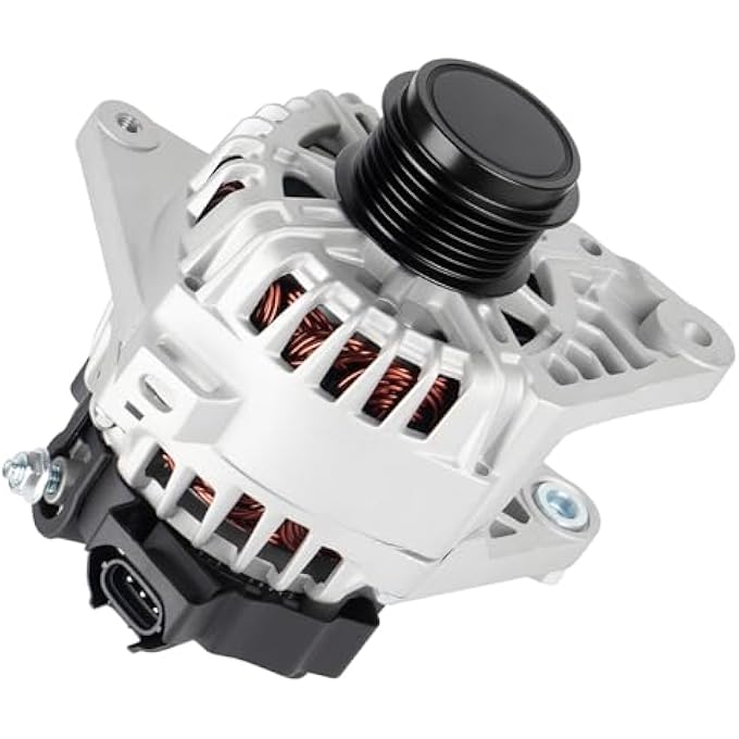 ILONPA New Alternator 1.8L 2.0L Compatible with Hyundai Elantra 2011-2017, Elantra Coupe 13-14, Elantra GT 13-17, for Kia Soul 12-13, Forte 14-19, Forte Koup 14-16, Forte5 15-16 Replace for 11610N 11610 - Image 1
