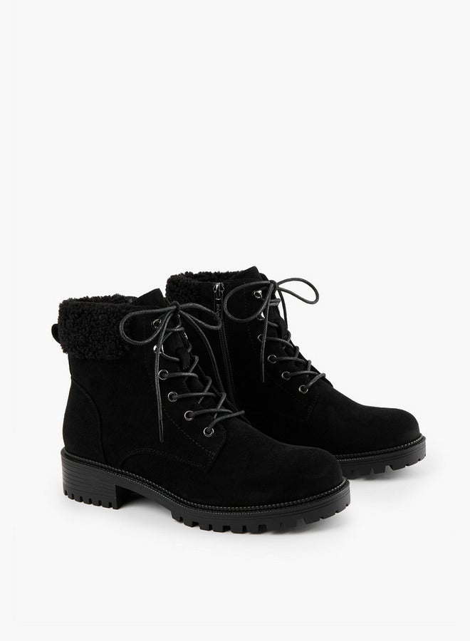 Lee Cooper Women's Solid Ankle Boots with Zip Closure - Image 3