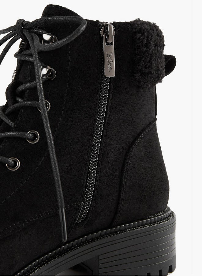 Lee Cooper Women's Solid Ankle Boots with Zip Closure - Image 4