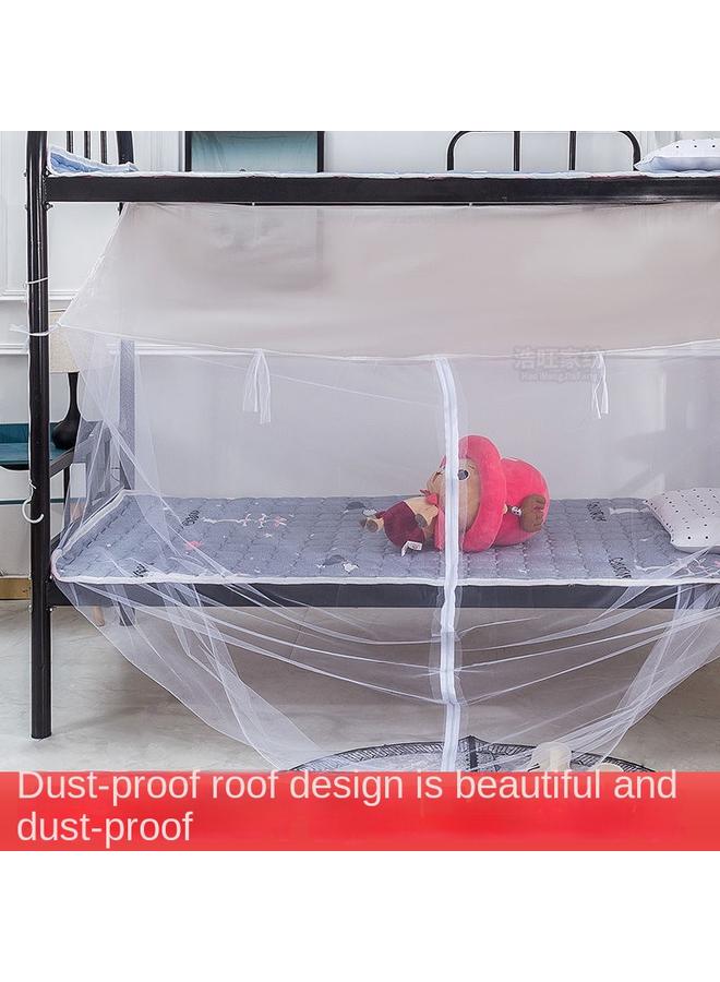 Bluejw 9V7T Student Dormitory Mosquito Net 0.9m Bedroom With Zipper Encrypted Square Net 90cm Single 1.2 M 1 - Image 2