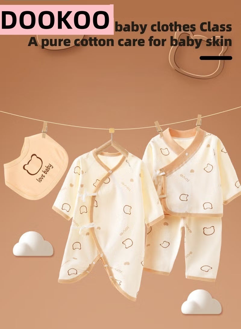 DOOKOO 30PCS Newborn Baby Gifts Set, Newborn Layette Gift Set, Baby Clothes Accessories Set for Boys and Girls, Premium Cotton, Perfect Gift Box with Beautifully Suitcase for Spring Summer Autumn Winter - Image 5