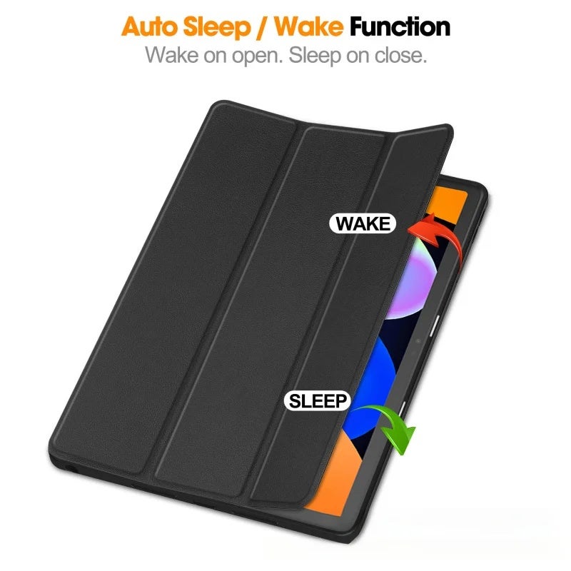 Tablet Protective Cover For Lenovo Idea Tab 11 TB336FU Three Fold TPU Pen Slot Soft Shell Case - Image 2