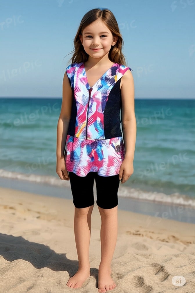 ملابس سباحة للبنات عمر 8 سنوات ضد المياه