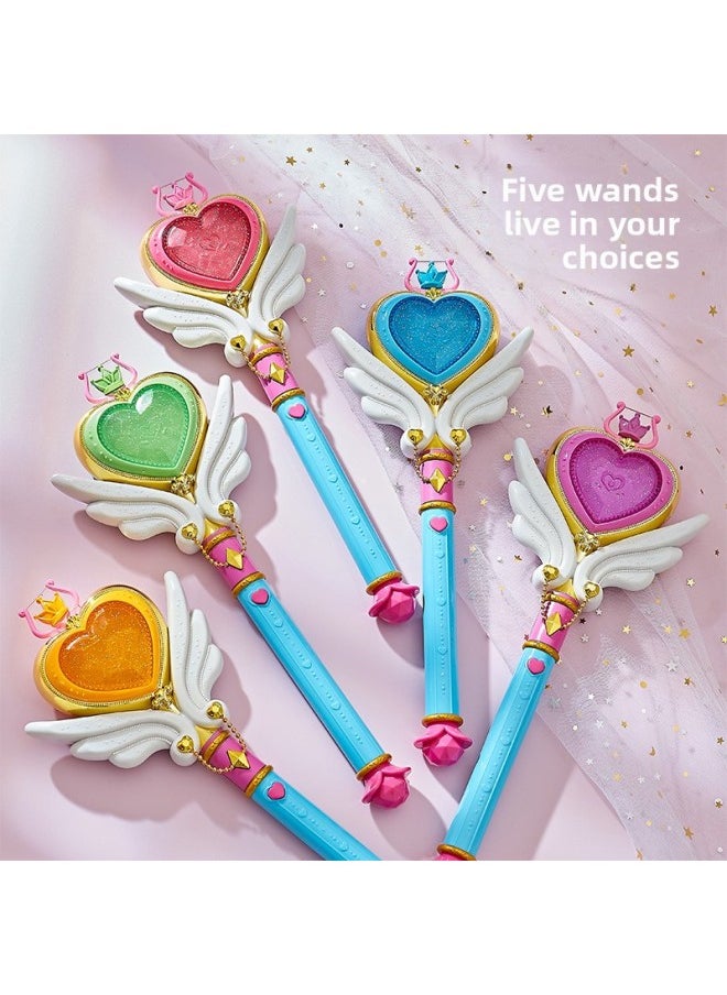 Wonderful Moe Toy Love Princess Transformation Set Magic Set Music Magic Wand Royal Happy Moe Toy-Color:MK101-2 Wonderful Moe-Wand Of Justice (with Electricity)  - Image 3