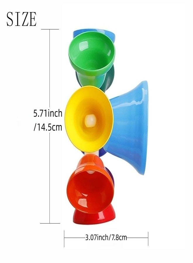 LANDTOM Orff Children's Percussion Instrument, Hand Bells,Desk Bells,Rainbow Diatonic Bells for Kids, Toddler Preschool Musical Learning Toys, Kid Birthday Gift for 3-Year-Old and Over (DB002) - Image 5