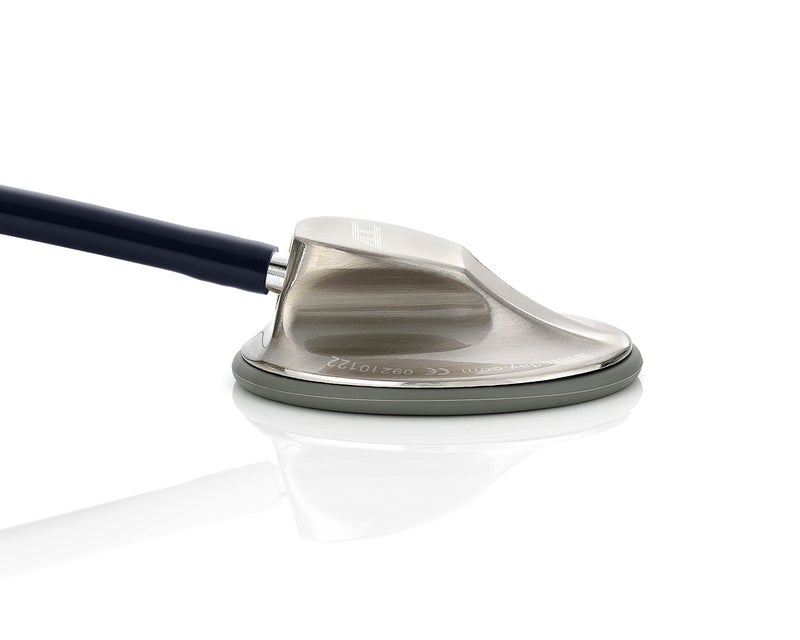 ADC 615BK Adscope Model 615 Platinum Sculpted Clinician Stethoscope with Tunable AFD Technology, Black - Image 2