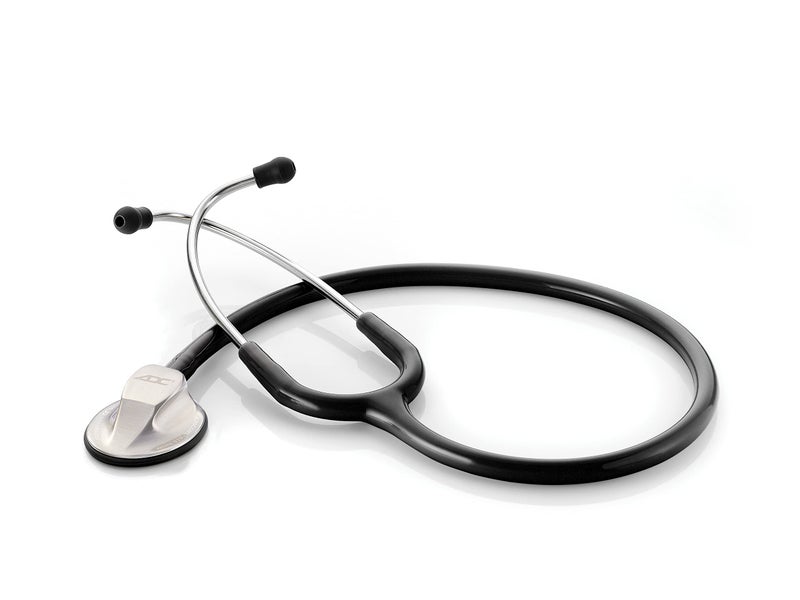 ADC 615BK Adscope Model 615 Platinum Sculpted Clinician Stethoscope with Tunable AFD Technology, Black - Image 3