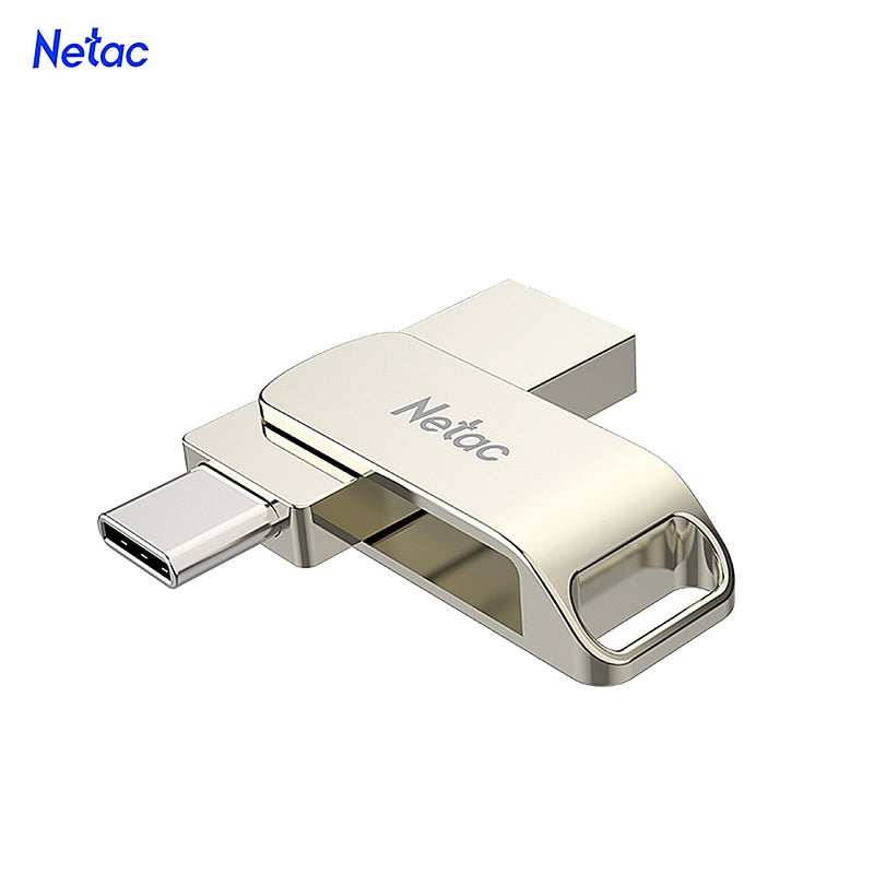 نيتاك فلاش درايف USB بمنفذ Type-C وواجهة مزدوجة 64 GB - Image 1