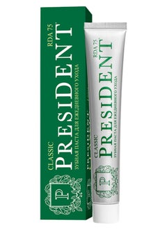 President President Classic Toothpaste 75ml - Comprehensive Protection and Daily Freshness for All Teeth Types  - Image 1
