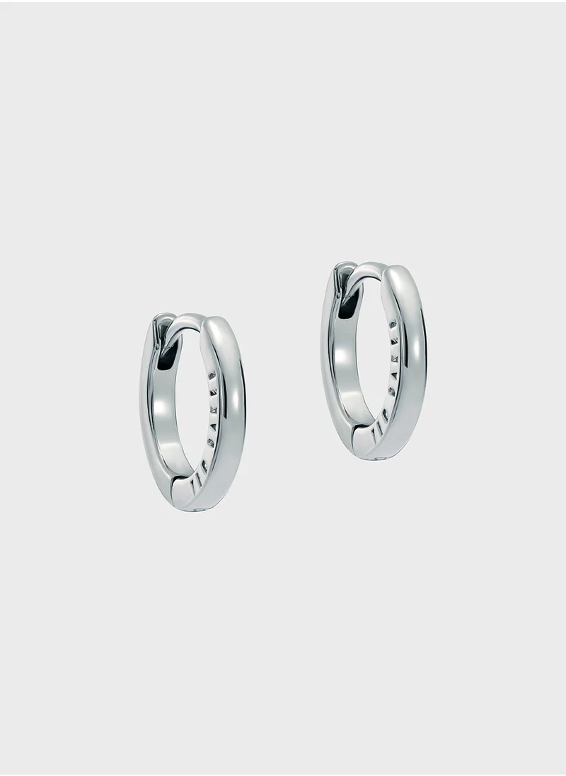 Ted Baker Logo Detail Hoop Earrings