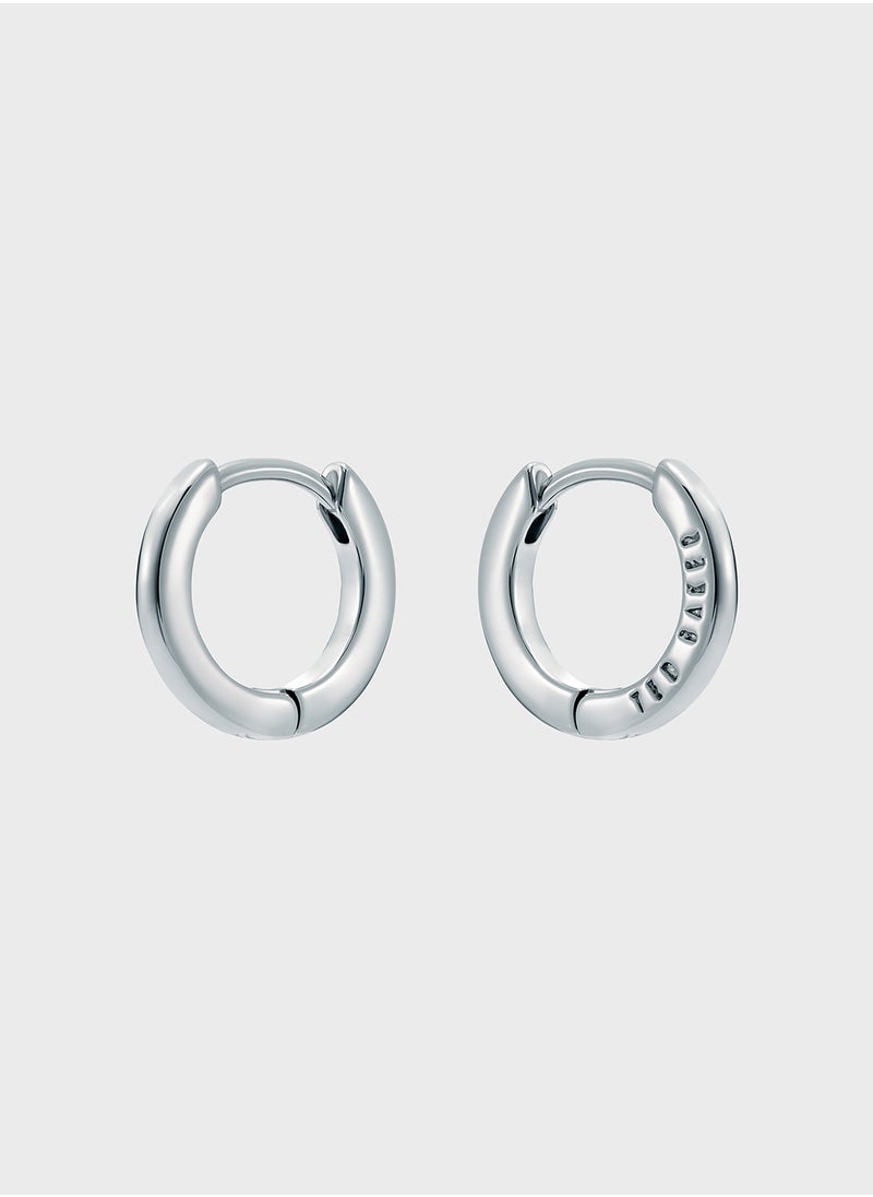 Ted Baker Logo Detail Hoop Earrings  - Image 2