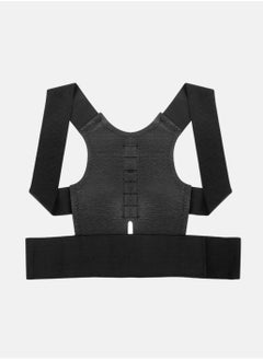 Hunchback Posture Corrector Spine Support, Comfortable, Lightweight, Durable, Invisible Breathable Adjustable Back Neck Relief for Improved Posture and Back Pain Relief for Adults Black