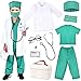 Toylink Kids Doctor Costume Pretend Play Kit with Lab Coat Carrying Bag Accessories Halloween Doctor Dress up for Boys Girls - Image 3