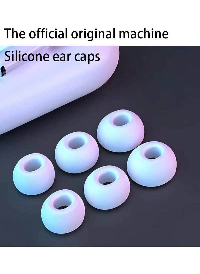 6 Pairs of Silicone Ear Tips for AirPods Pro 2, Noise-Cancelling Anti-Slip Replacement Earbuds Tips - Image 2