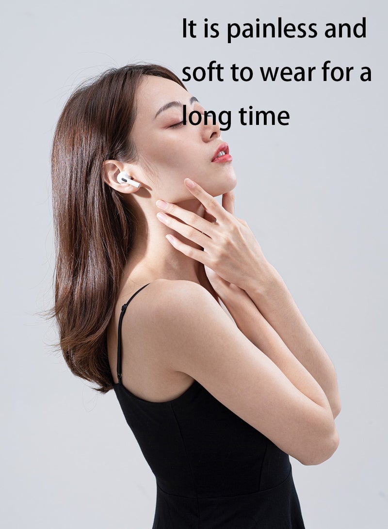 6 Pairs of Silicone Ear Tips for AirPods Pro 2, Noise-Cancelling Anti-Slip Replacement Earbuds Tips - Image 4