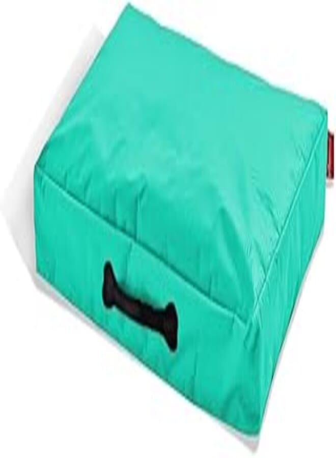 Ricrac Ratti Waterproof Lightweight Pet Bed, 80 cm x 60 cm x 15 cm, Mint